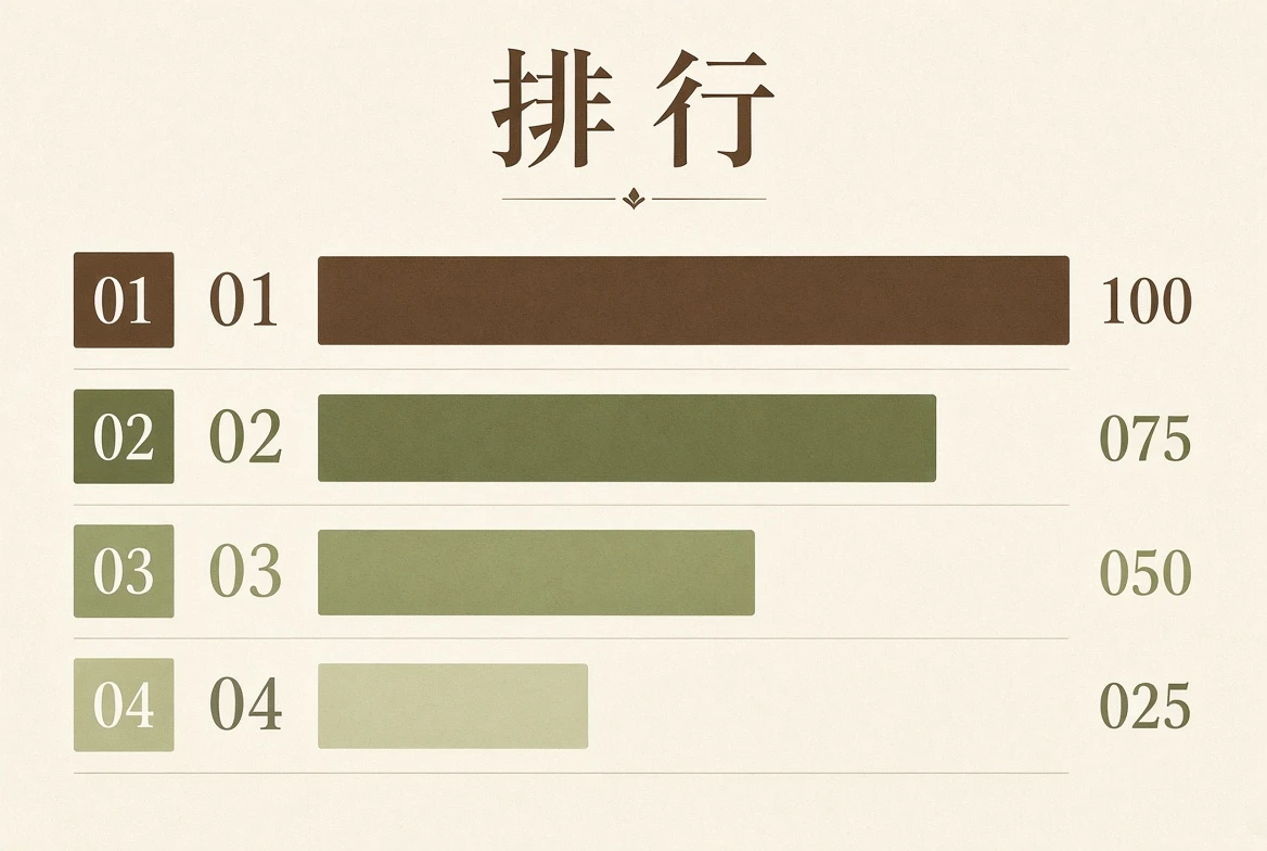 编辑榜单：不是数字竞赛的推荐栏目视觉